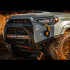 Close up quartering shot of the C4 High Clearance Additions for the 5th Generation Toyota 4Runner. 