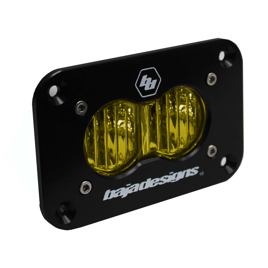 Baja Designs S2 Sport Amber Flush Mount | C4 Fabrication