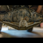 Close up rear view of the C4 rear diff skid.