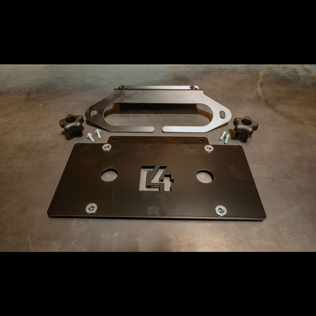 C4 Hawse Fairlead License Plate Mount | C4 Fabrication